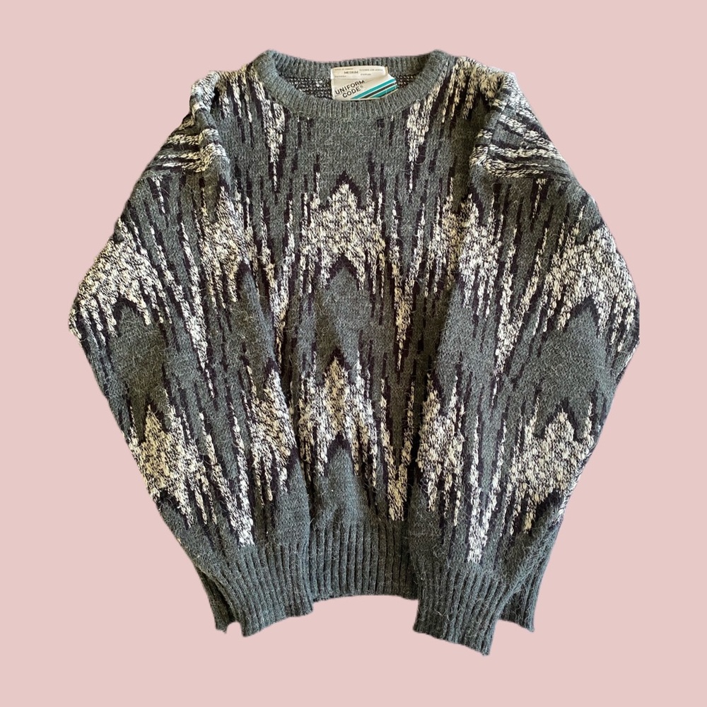 Mens Vintage Wool Sweater